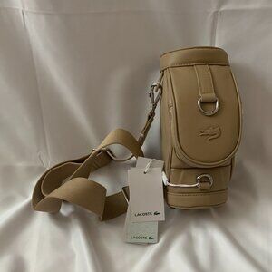LACOSTE Meldane Mini Shoulder Bag in Beige